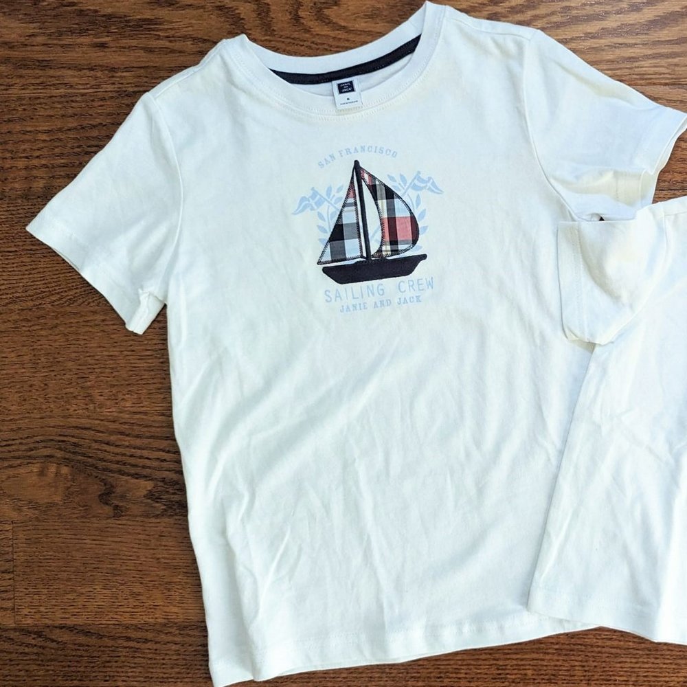 EUC Janie and Jack size 6 boy shirt